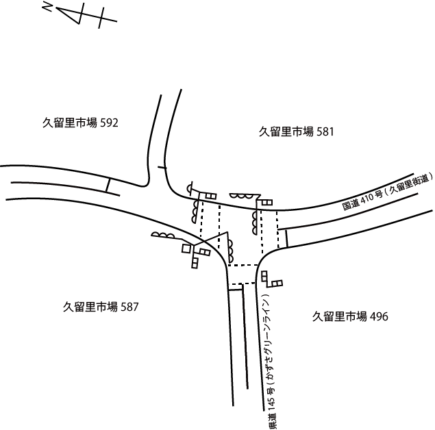 交差点略図